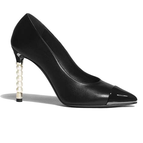 chanel flat heels|Chanel women's high heel.